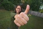 Happy seller of waterfront property