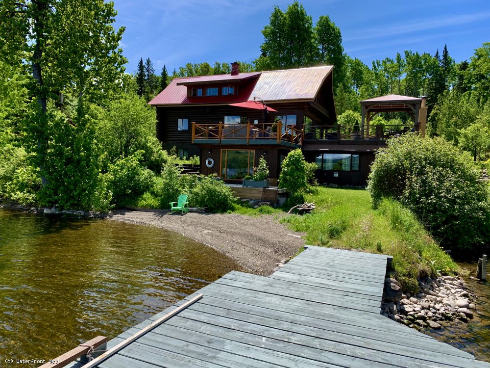 Luxury Lakefront Living on Pristine Francois Lake 116 acres