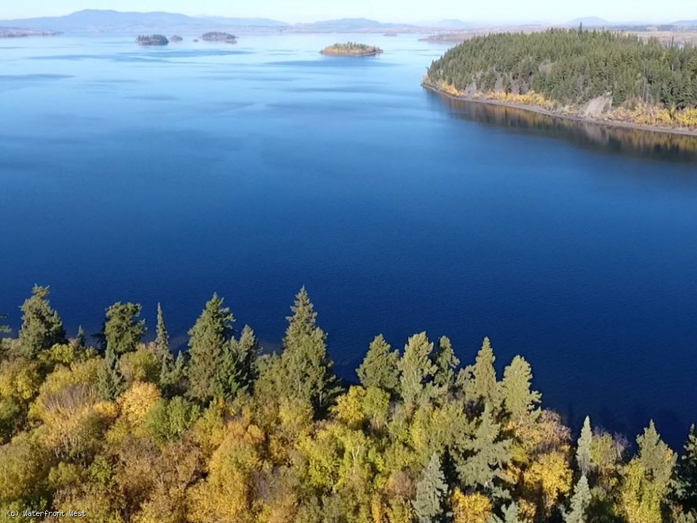 5.4 Acre Lot with 531 ft Lakefront on Baynes Island in Stuart Lake