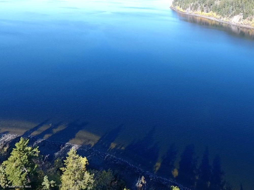 5.4 Acre Lot with 531 ft Lakefront on Baynes Island in Stuart Lake